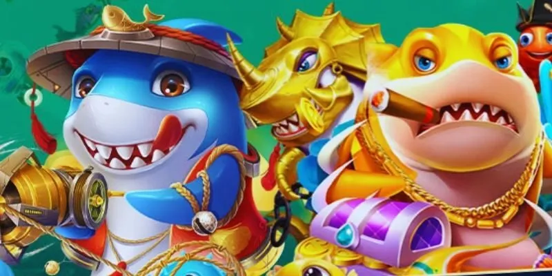 Hệ thống game săn cá được thiết kế đồ họa đẹp mắt